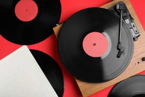 vinylplaten en platenspeler